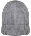NS015 Native Spirit Responsible Wool Beanie moon grey heather colour image